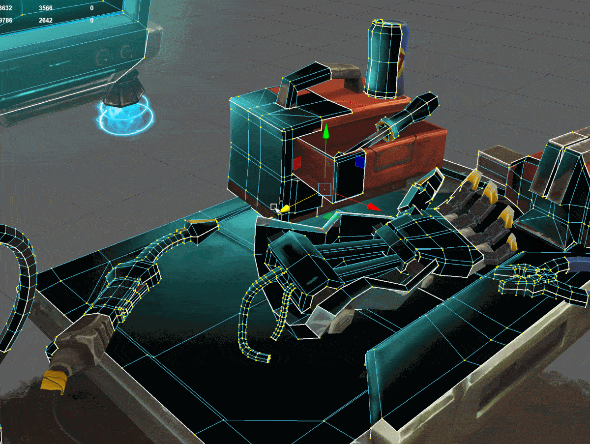 junkyard battle bot glow