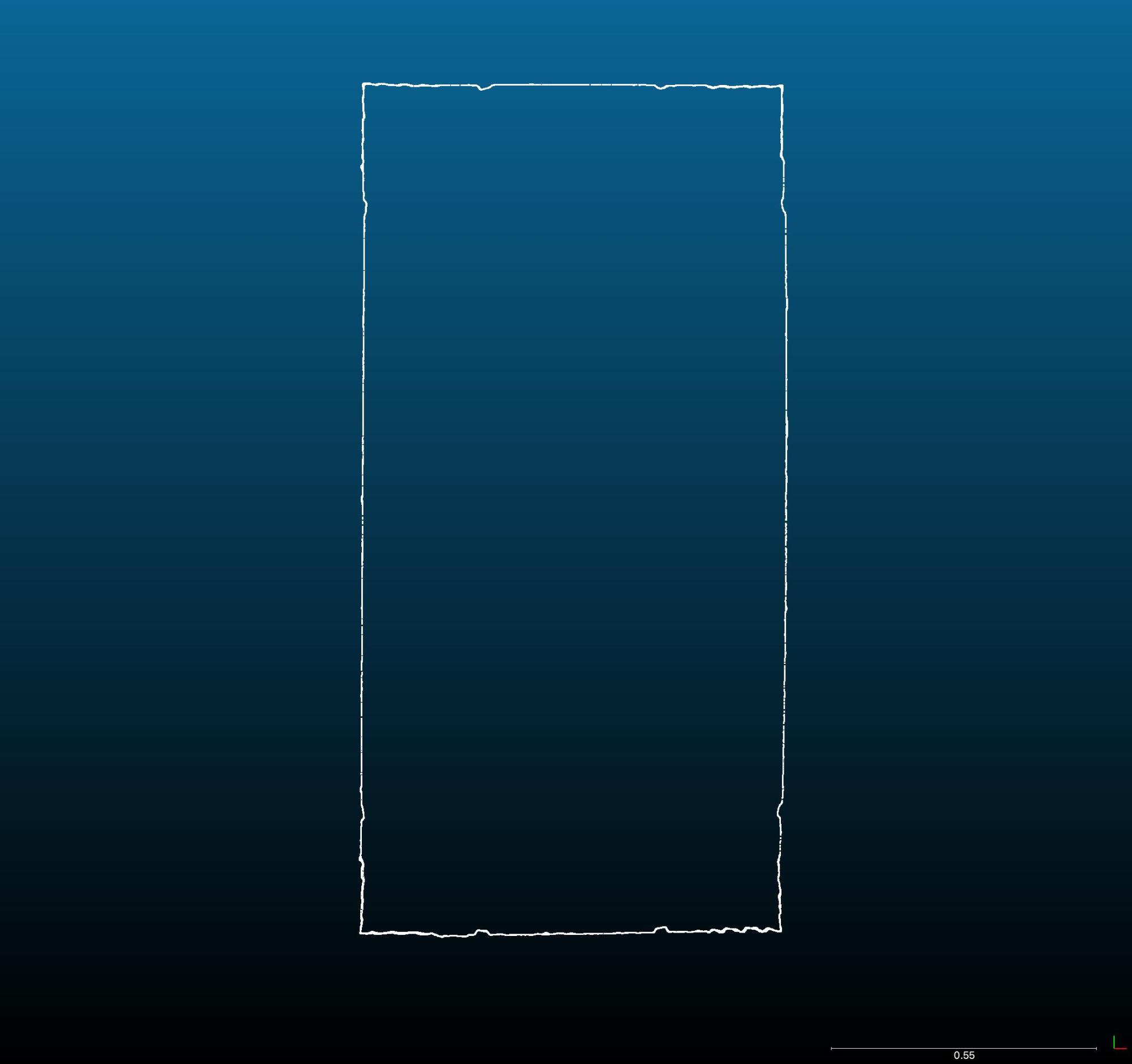 CloudCompare cross section