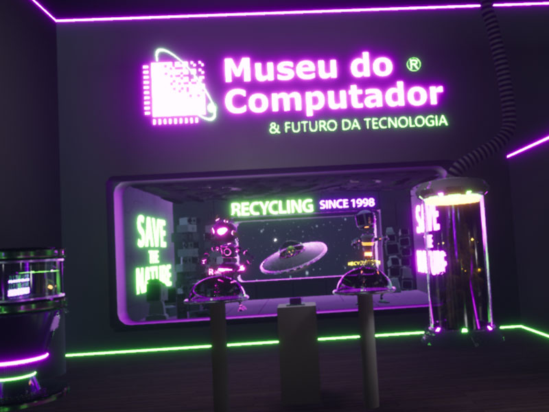 R-Jane and Recyclotron Museu do Computador