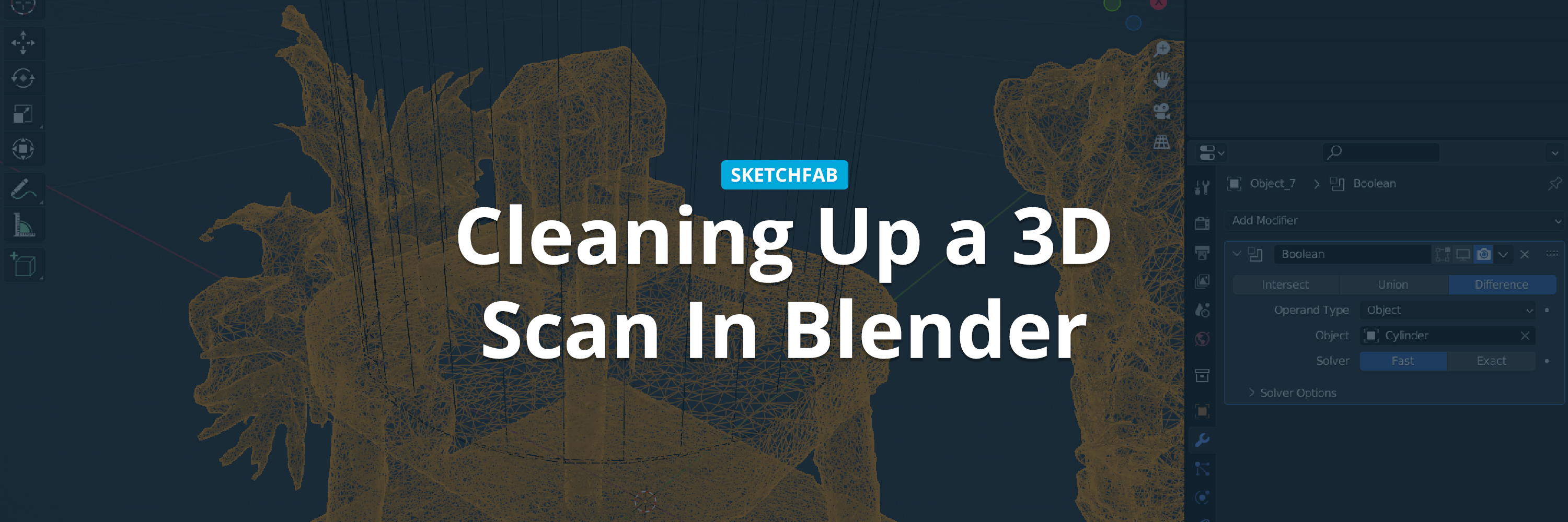 Cleaning up a 3D Scan in Blender - Sketchfab Community Blog - Sketchfab  Community Blog