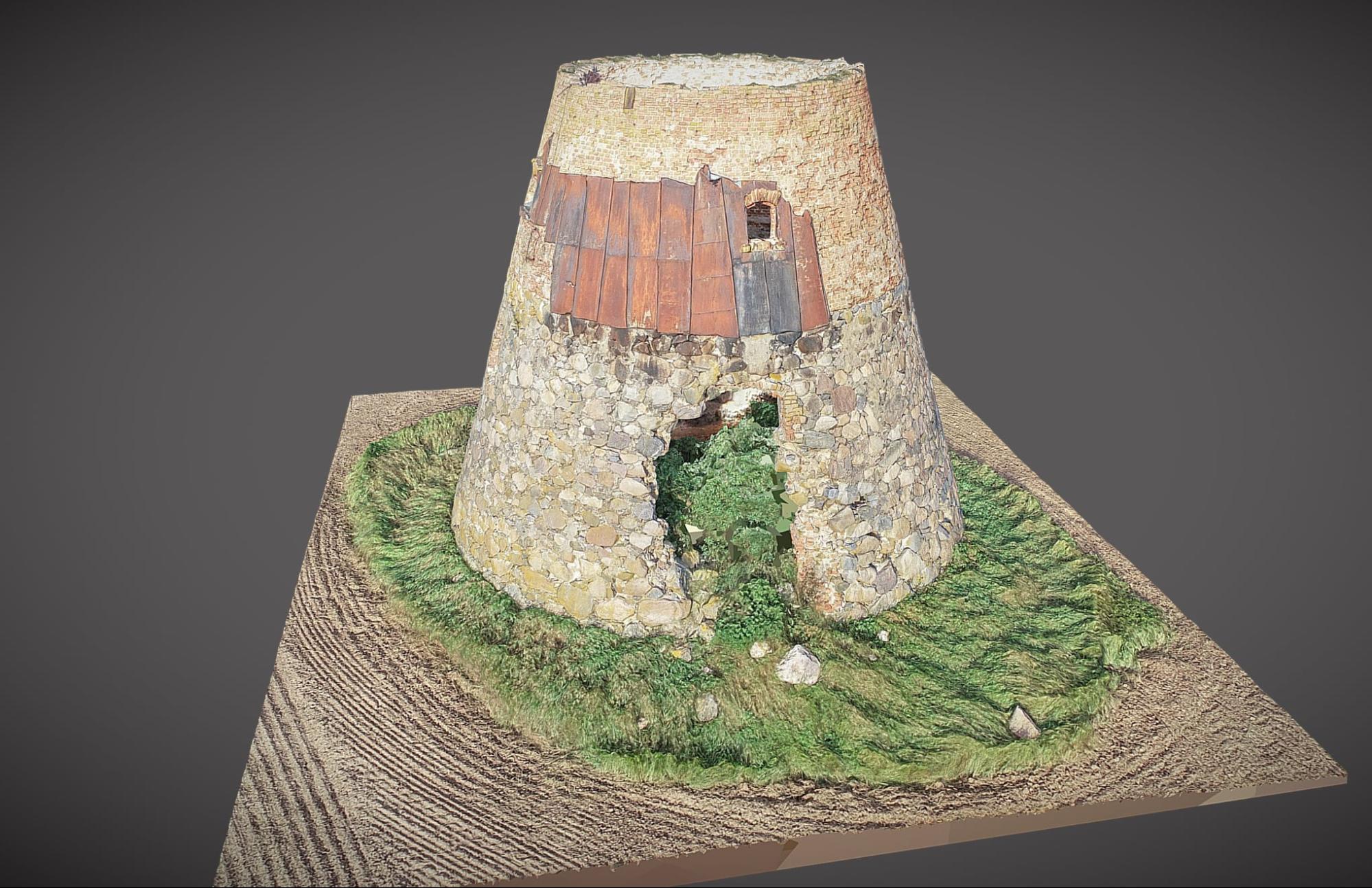 Lithuania windmill 3D