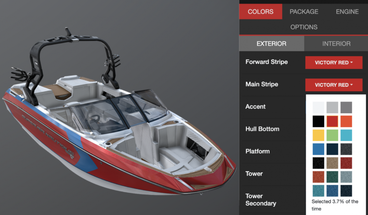 From 2D to 3D: A Unique Vehicle Configurator Tool for Nautique’s Consumers and Dealers