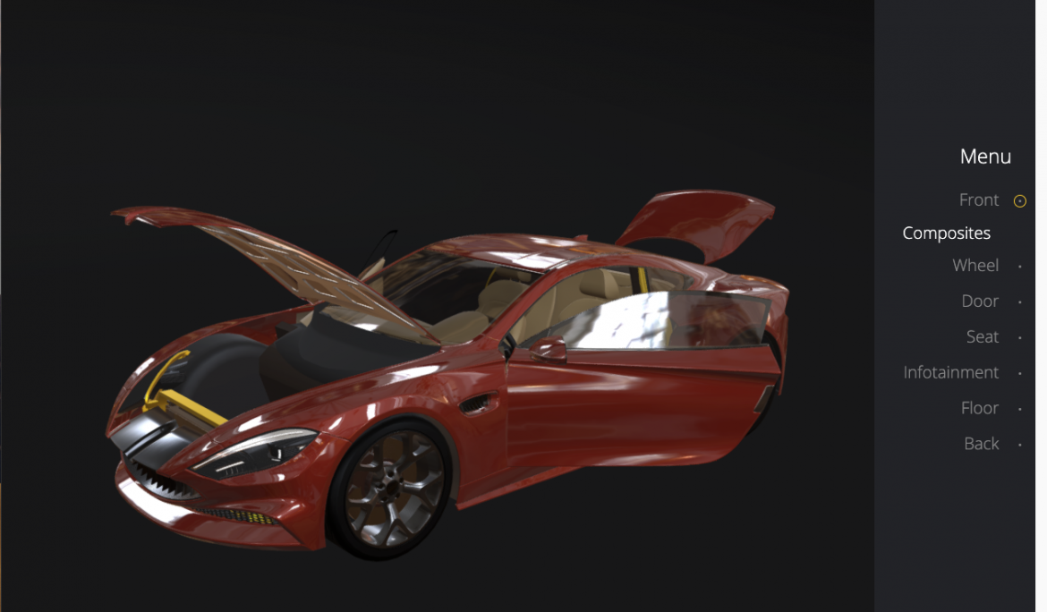 An Interactive 3D Portfolio for Coats Automotive